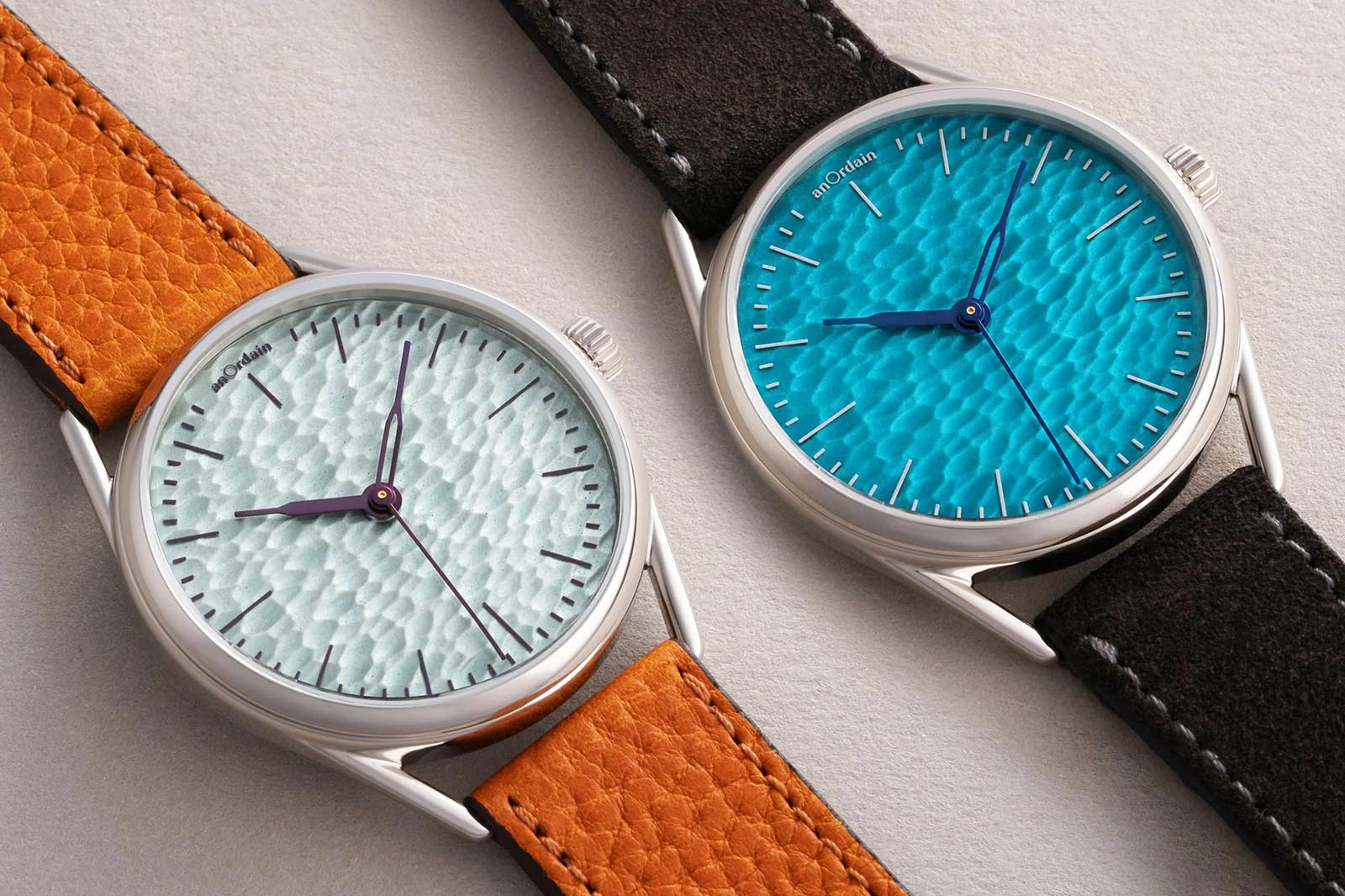 anOrdain Unveils Model 3 Method with Wood-Grain Enamel Dial
