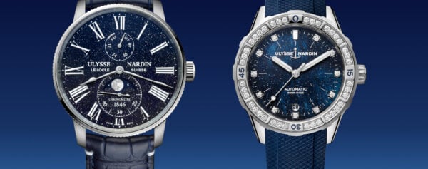 Introducing – The New Ulysse Nardin Marine Torpilleur Moonphase Aventurine And Diver Starry Night