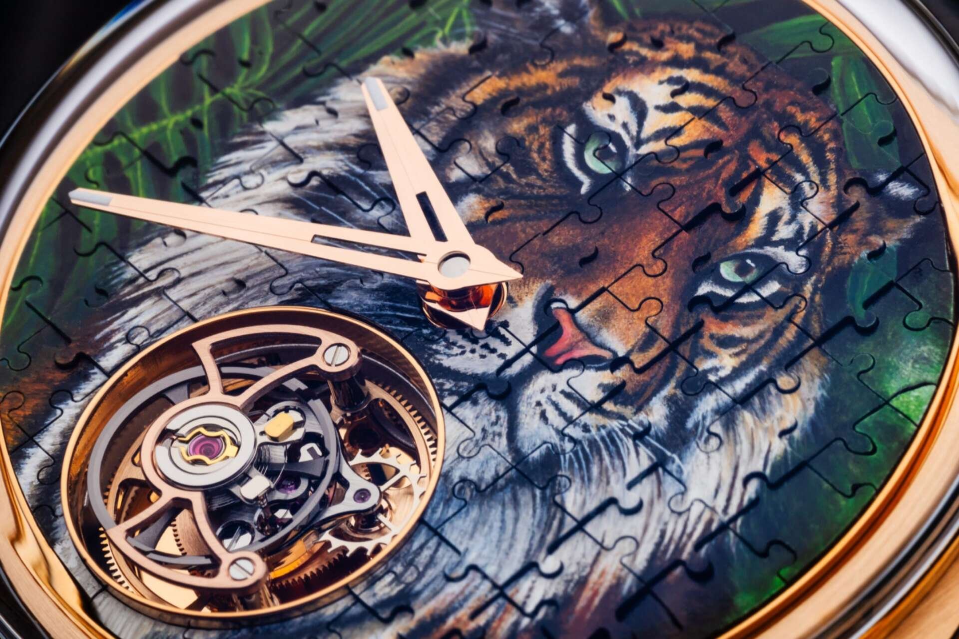 Louis Moinet Plays “Jigsaw Puzzle” With The Savanna Tourbillon Tiger