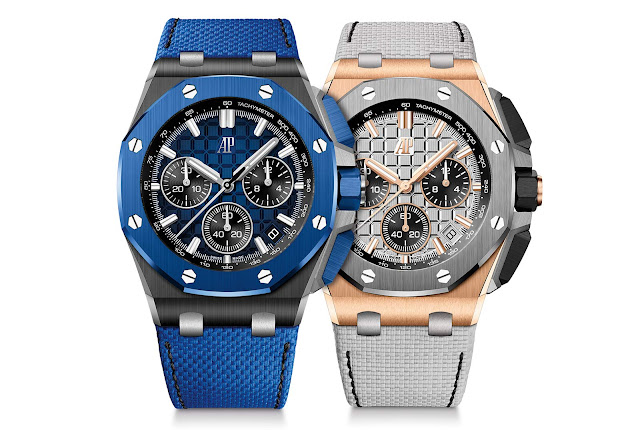 Audemars Piguet plays with materials with two new Royal Oak Offshore 43 mm Selfwinding Chronographs