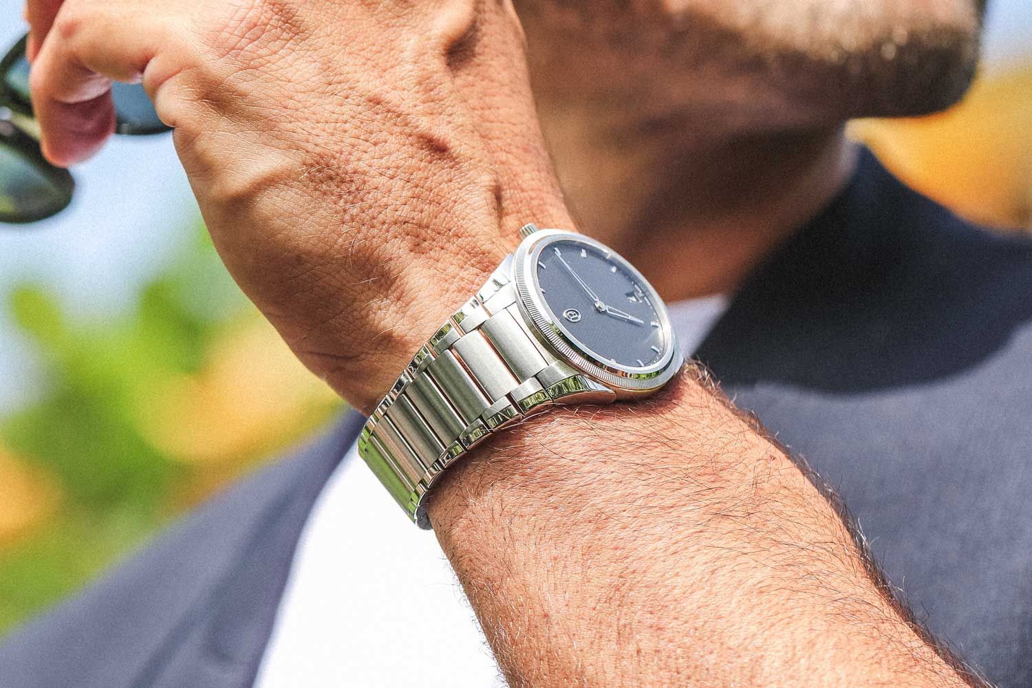 On The Wrist: Parmigiani Fleurier Tonda PF Micro-Rotor Steel Slate 