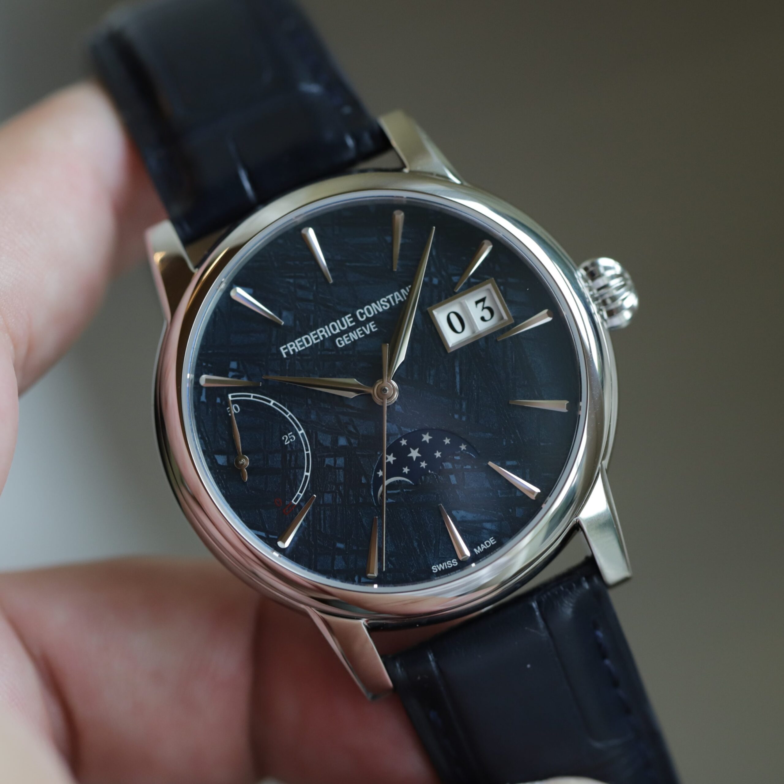 Showing at WatchTime New York 2023: Frederique Constant Launches Classic Power Reserve Big Date Manufacture (with Hands-on Photos)
