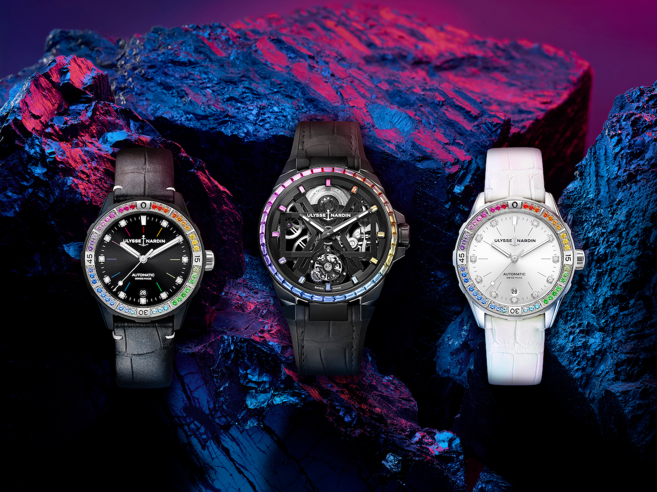 Ulysse Nardin Adds Glitter to Two Nautical Dials