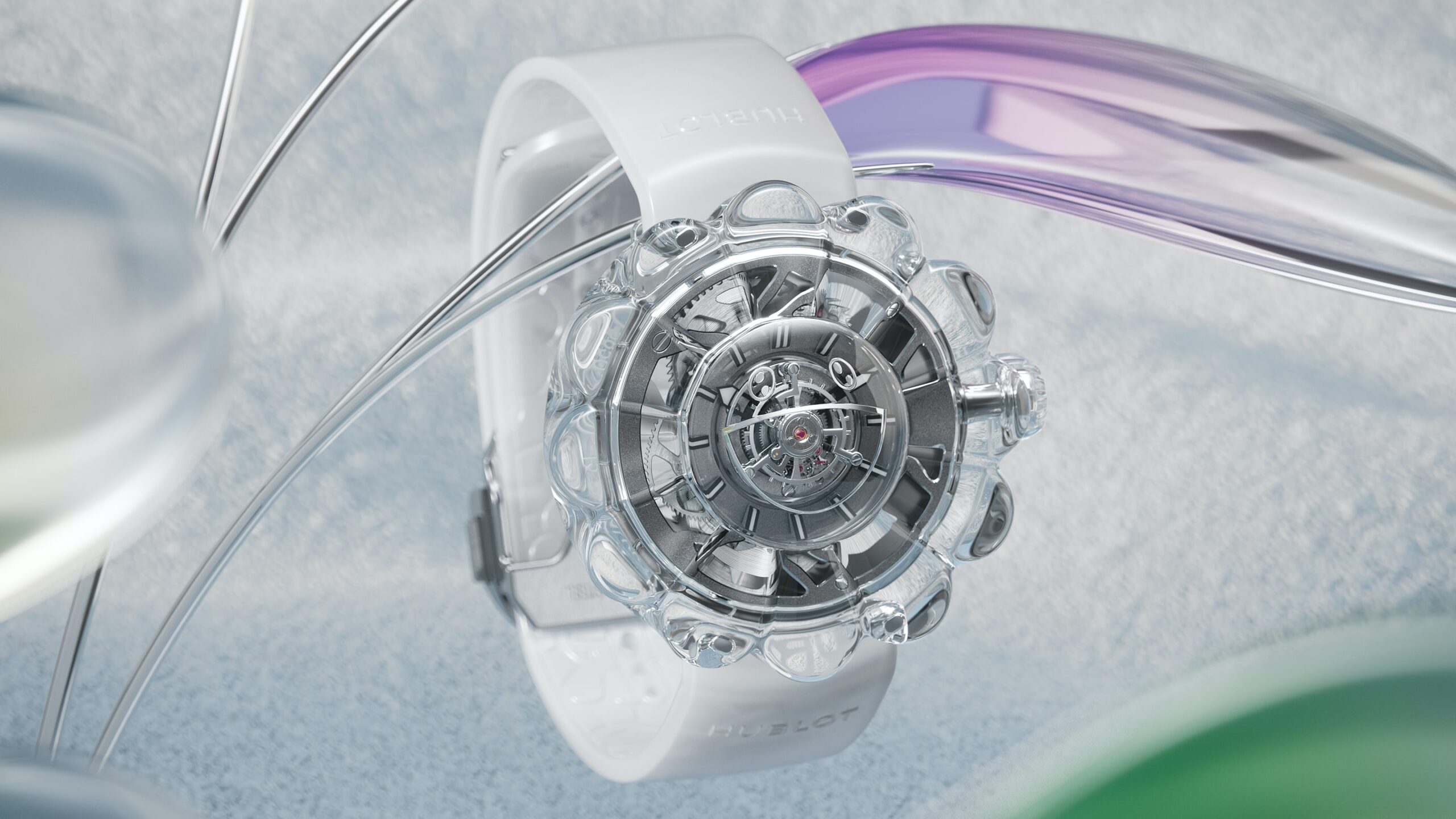 Introducing: Takashi Murakami Releases A New Flying Tourbillon Flower Watch Made Entirely Of Sapphire Crystal