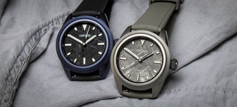 Awake Mission To Earth Time Travelers Watches: Where Titanium And Meteorite Collide