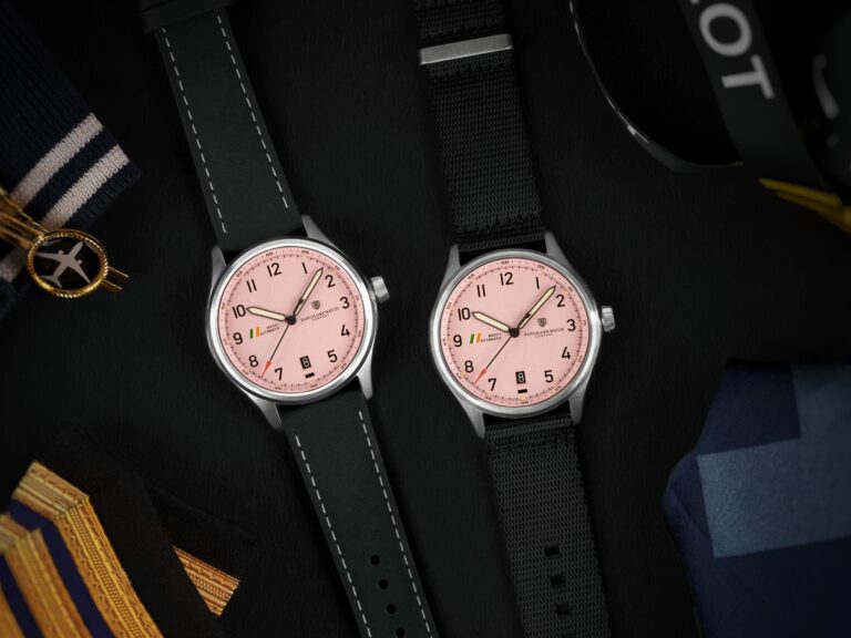 Bangalore Watch Company Celebrates Women In Aviation With The MACH 1 Silk Scarf Watch