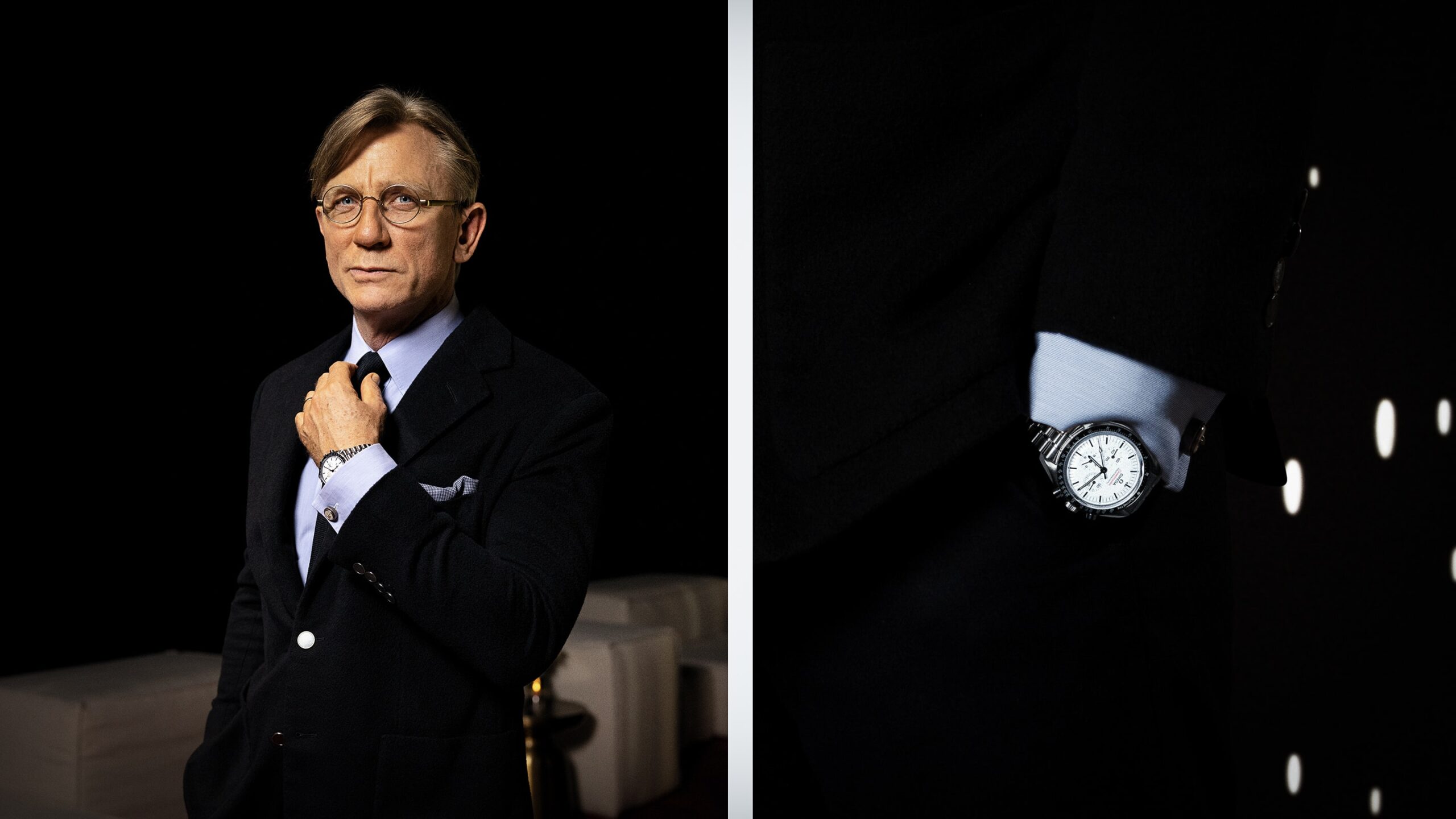 Watch Spotting: Daniel Craig Wearing A Yet-To-Be-Released White Dial Speedmaster At ‘Planet Omega’ In New York