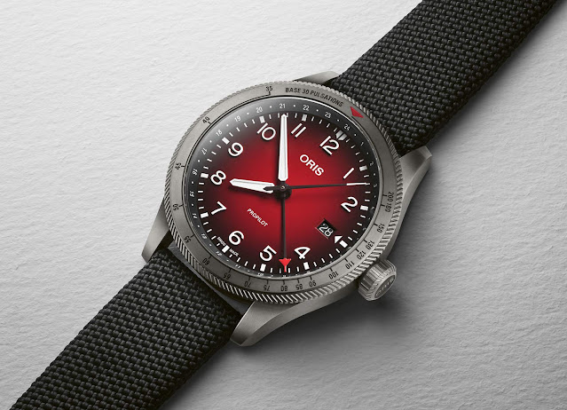 Oris launches ProPilot GMT with red gradient dial