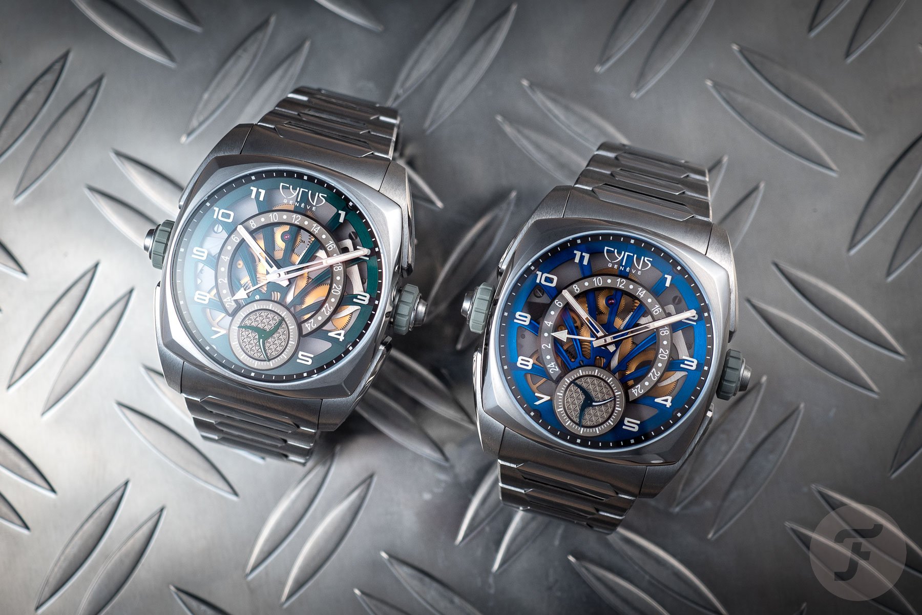 Hands-On With The Remarkable Cyrus Klepcys GMT Palm Green And Ocean Blue