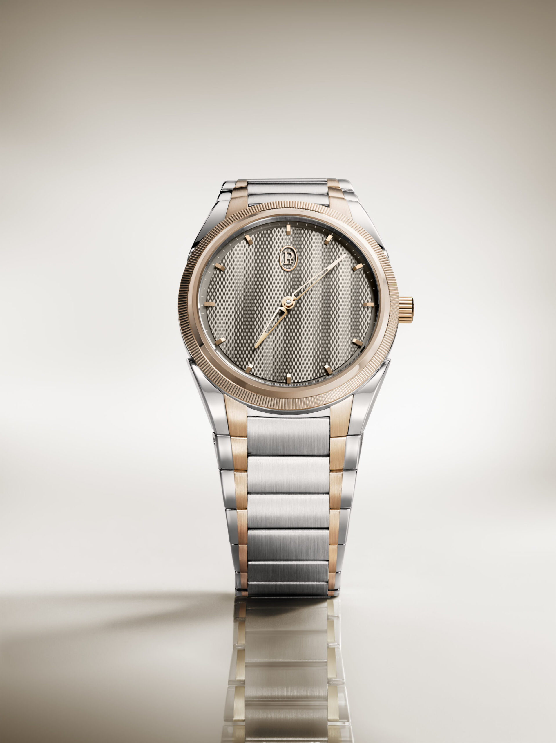 Parmigiani Fleurier Introduces Tonda PF Automatic Steel Rose Gold Sand Grey