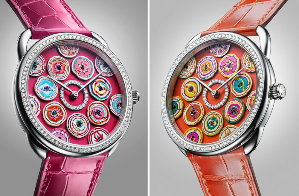 Belles du Mexique dance onto Hermès Arceau watch