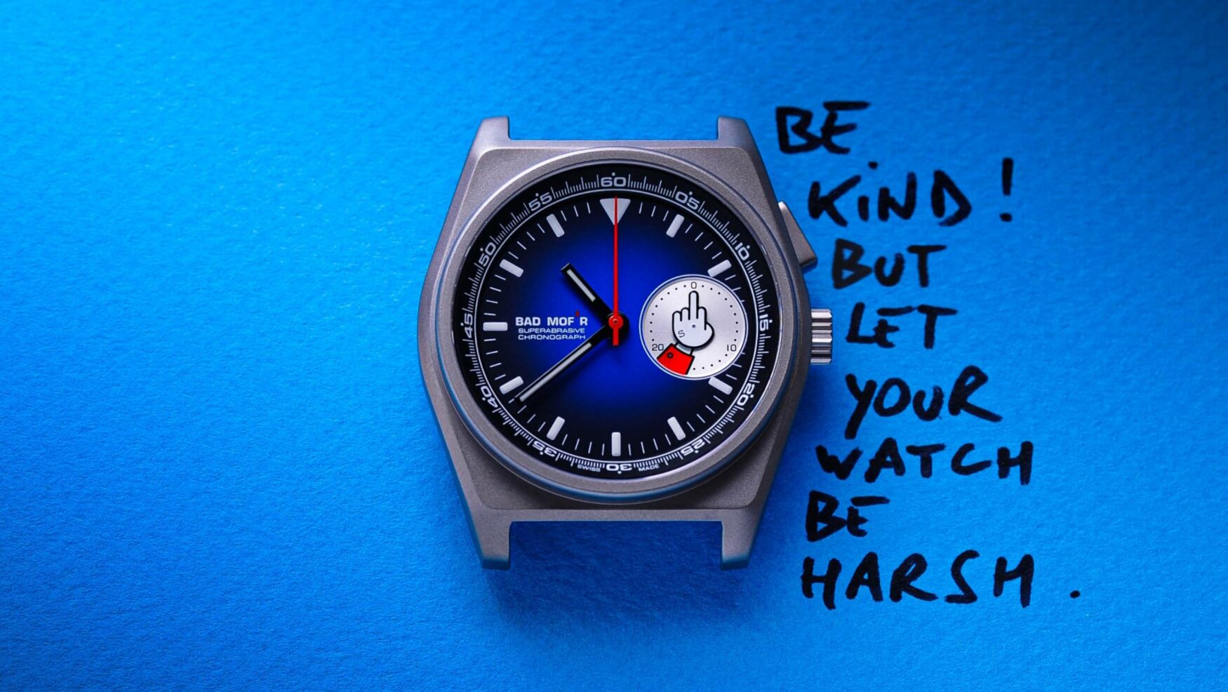 Bamford & seconde/seconde/ team up for their rudest watch yet, the B347 BAD MOF’R