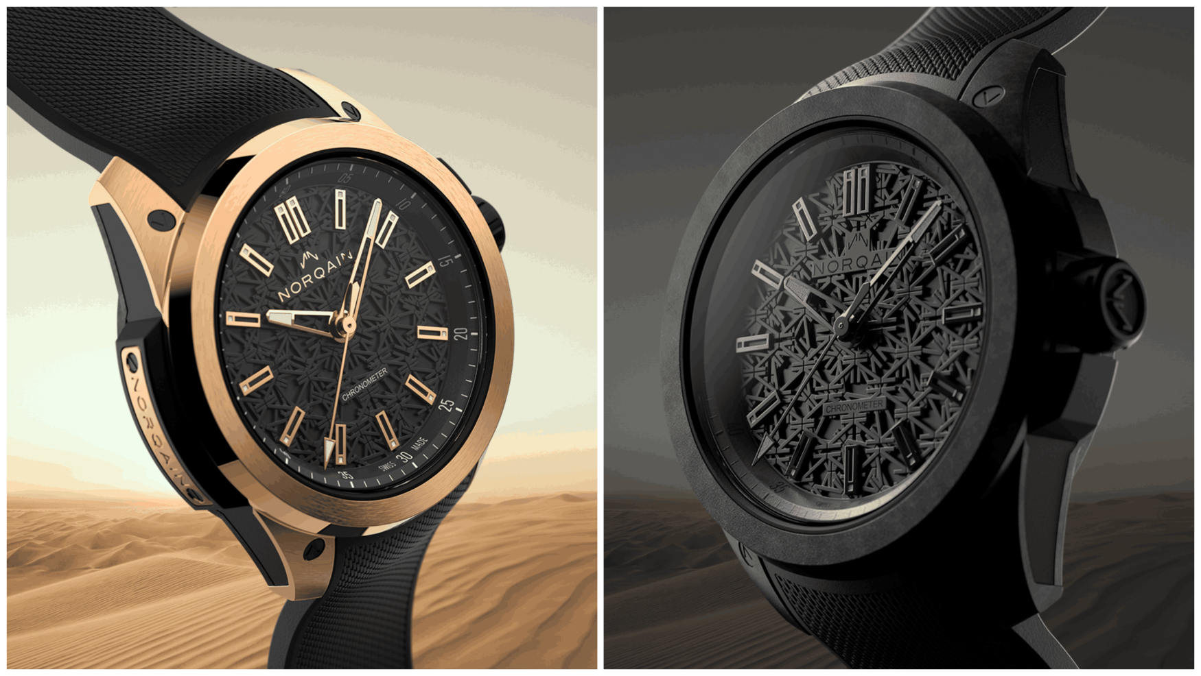 Norqain release their most luxurious watch yet, the Wild One Gold, as well as the murdered-out Wild One All Black