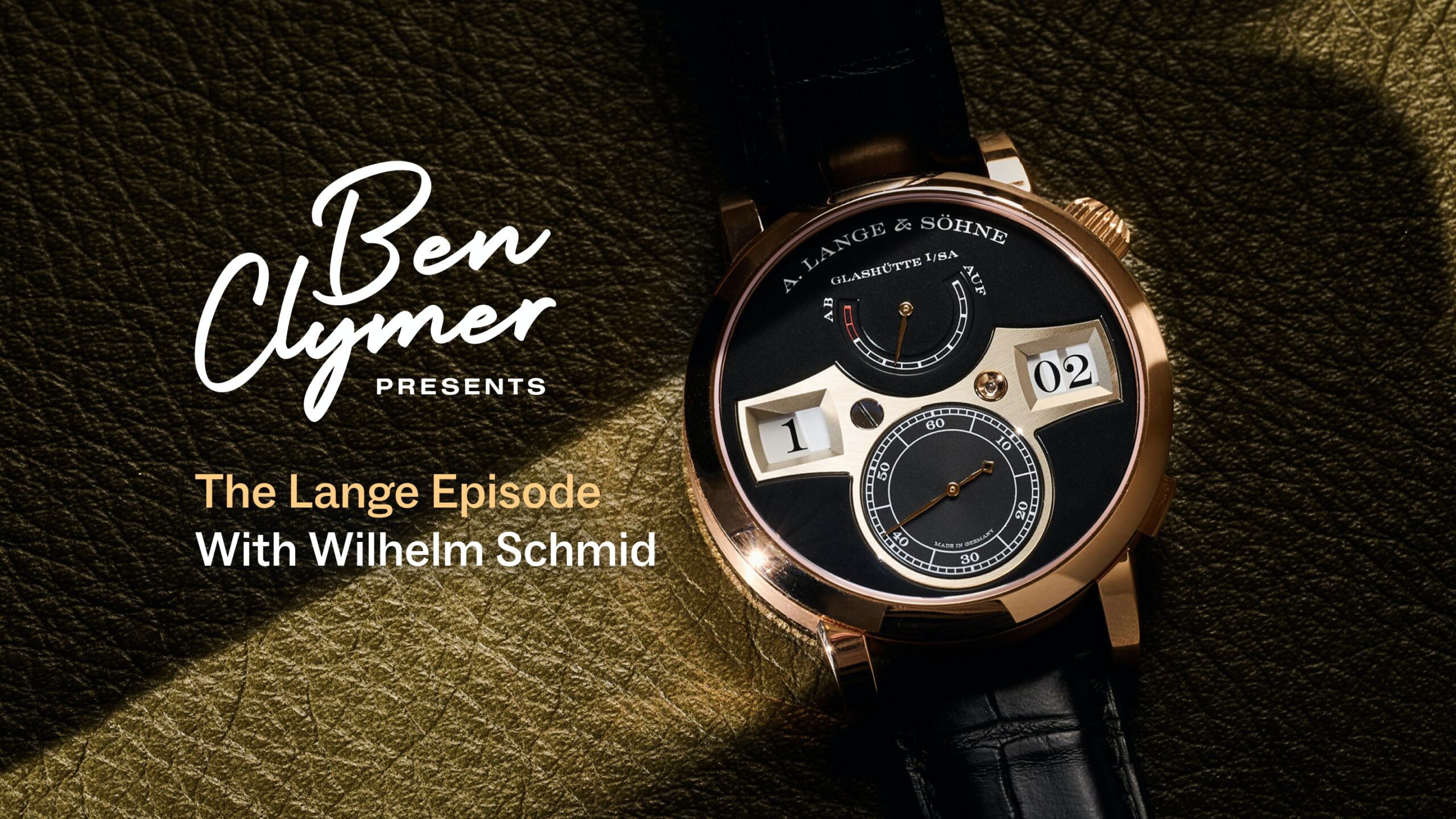 Ben Clymer Presents: 06 – The Lange Episode With Wilhelm Schmid