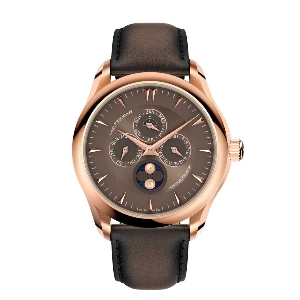Carl F. Bucherer Unveils Manero Peripheral Perpetual Calendar In Gold With Colors