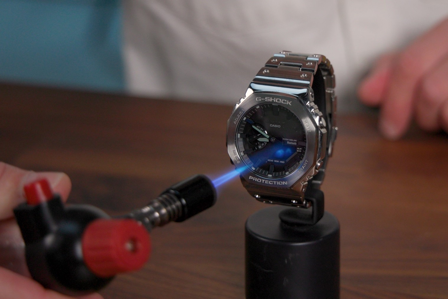 Video: Icy Cold And Fiery Hot Tough-Testing A Full-Metal CasiOak — The Casio G-Shock GM-B2100D-1A
