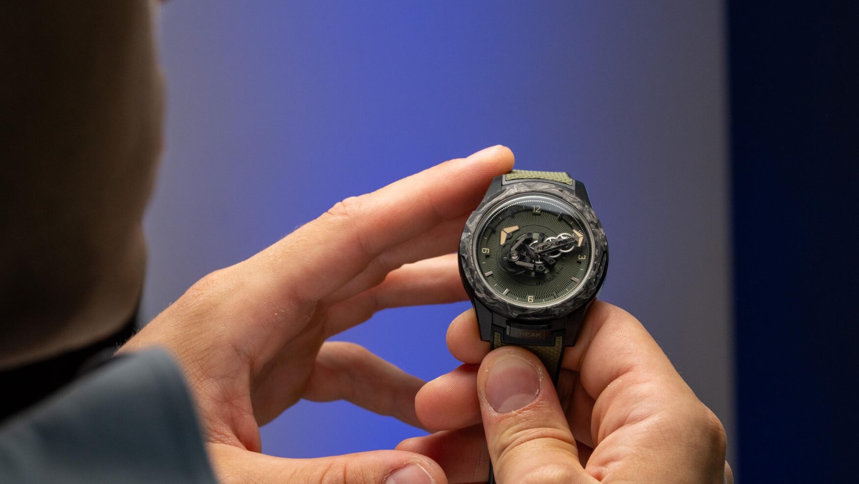 Tactical green for the new Ulysse Nardin Freak One OPS