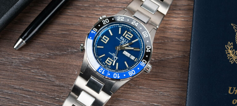 The Easy-Wearing, Multi-Talented Ball Roadmaster Marine GMT Watch