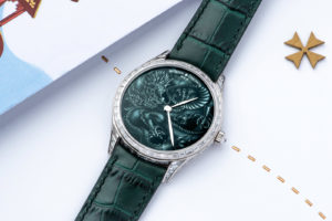 Intricately Nuanced Green in the Vacheron Constantin Les Cabinotiers Grisaille Dragon