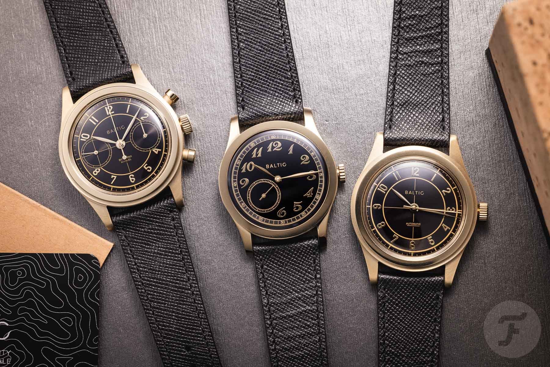 A Hands-On Look At The New Baltic HMS 002, Bicompax 002, And MR01 In Gold PVD
