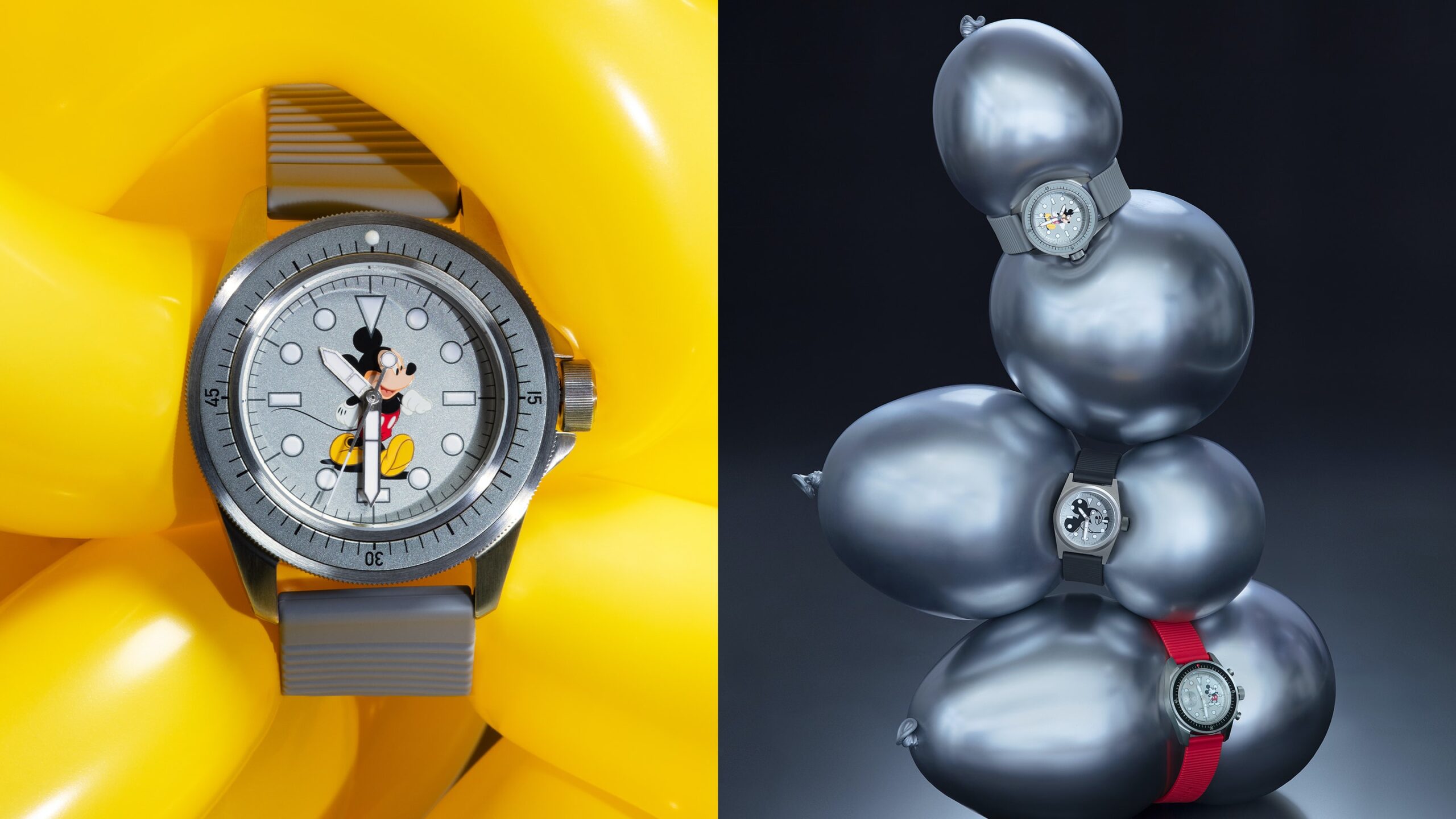Introducing: Highsnobiety And Unimatic Launch Three Mickey Mouse Watches