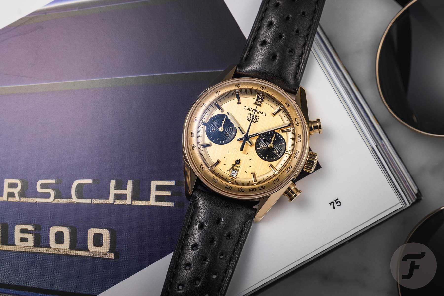 Hands-On With The TAG Heuer Carrera Chronograph Glassbox “Golden Panda”