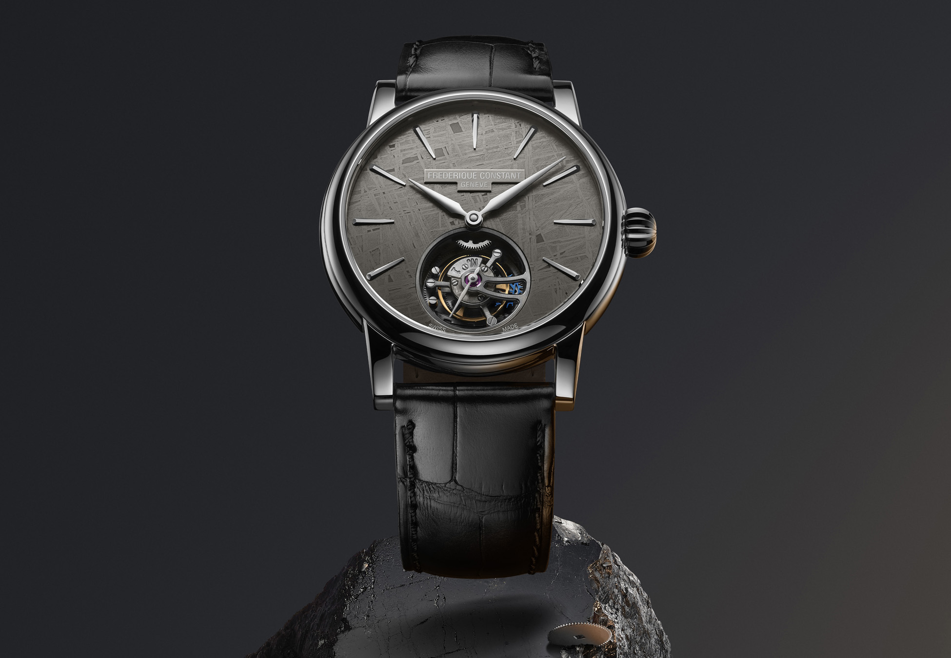 Frederique Constant’s meteorite dial Tourbillon lands