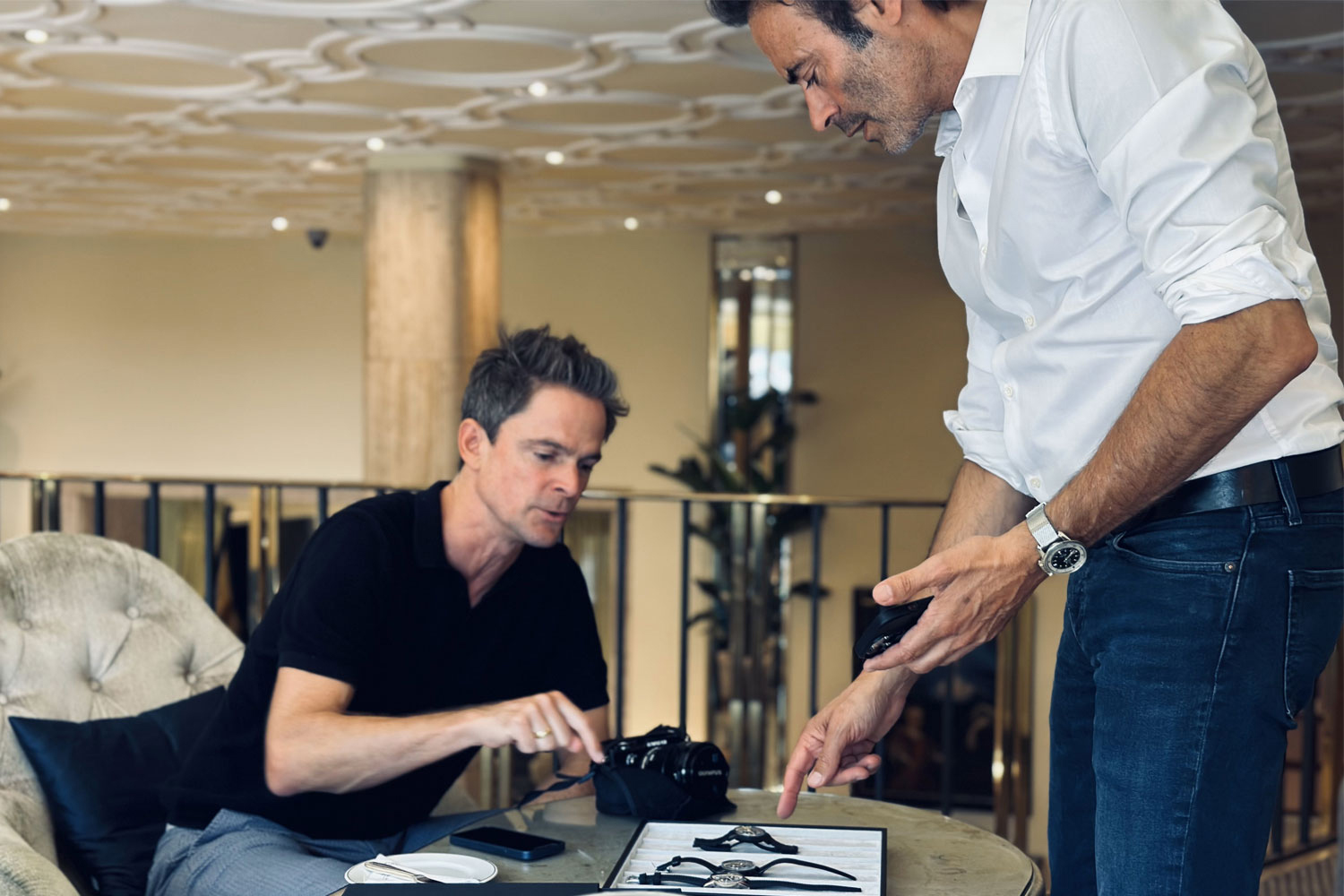 French-American actor Anthony Delon describes his family ties to Sherpa watches