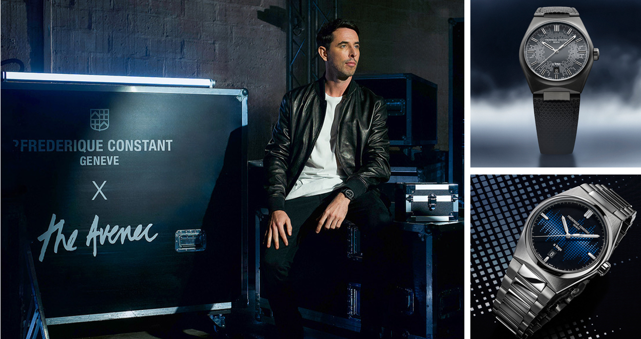 French DJ The Avener designs music-inspired Highlife watches for Frederique Constant
