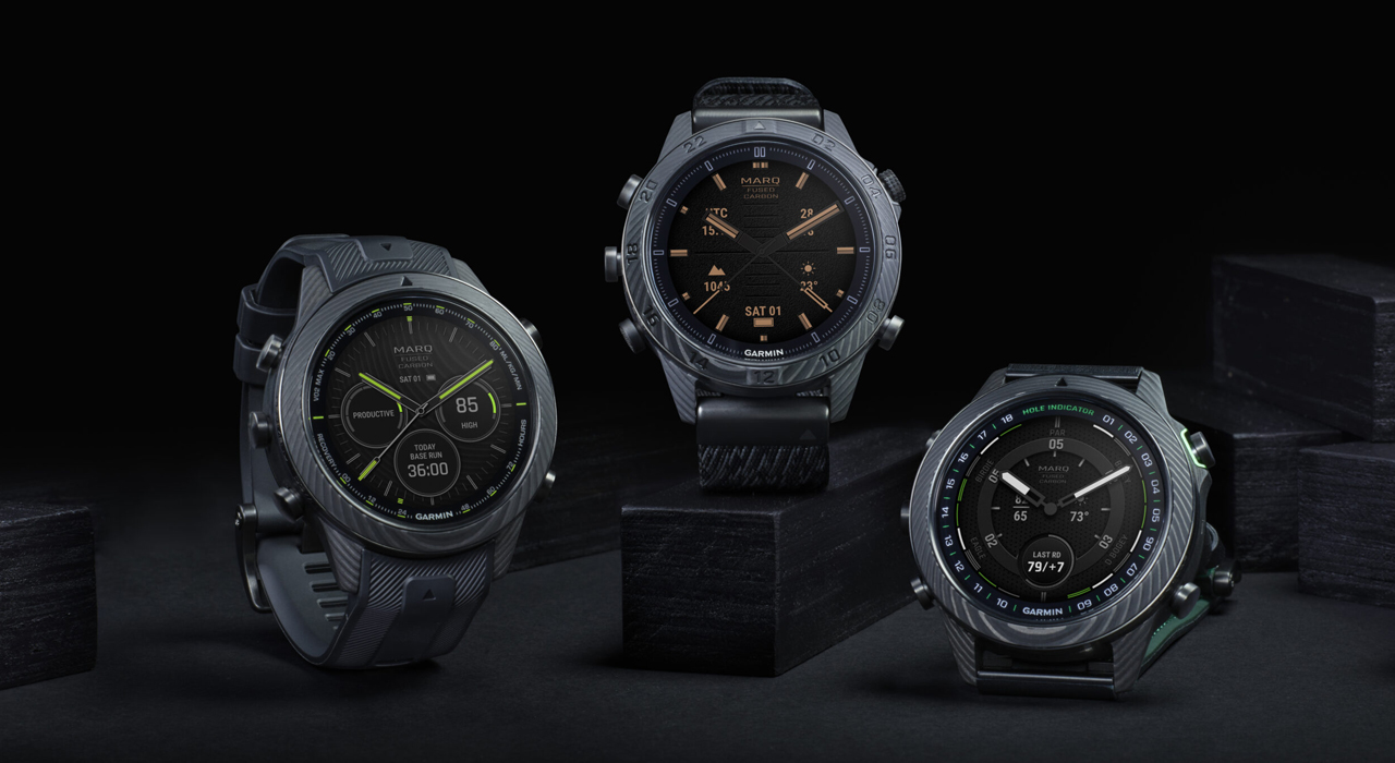 Garmin unveils luxury lightweight carbon fibre MARQ smartwatches