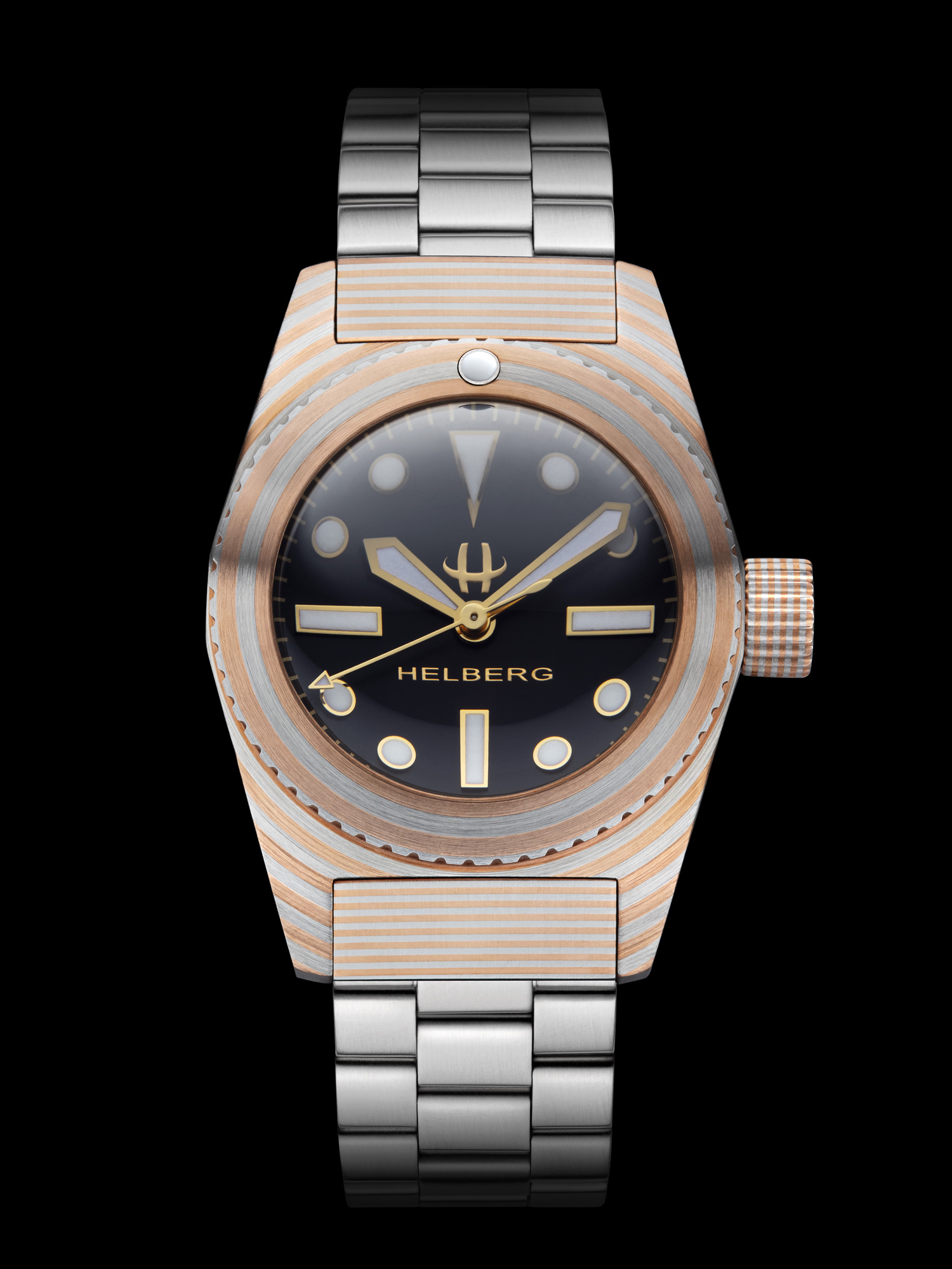HELBERG CH1 MOKUME GANE [a different kind of diver]