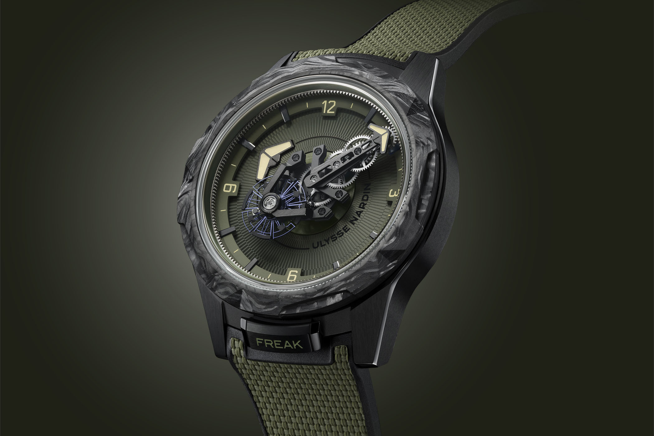 Introducing – The Ulysse Nardin Freak One Ops in Military Green