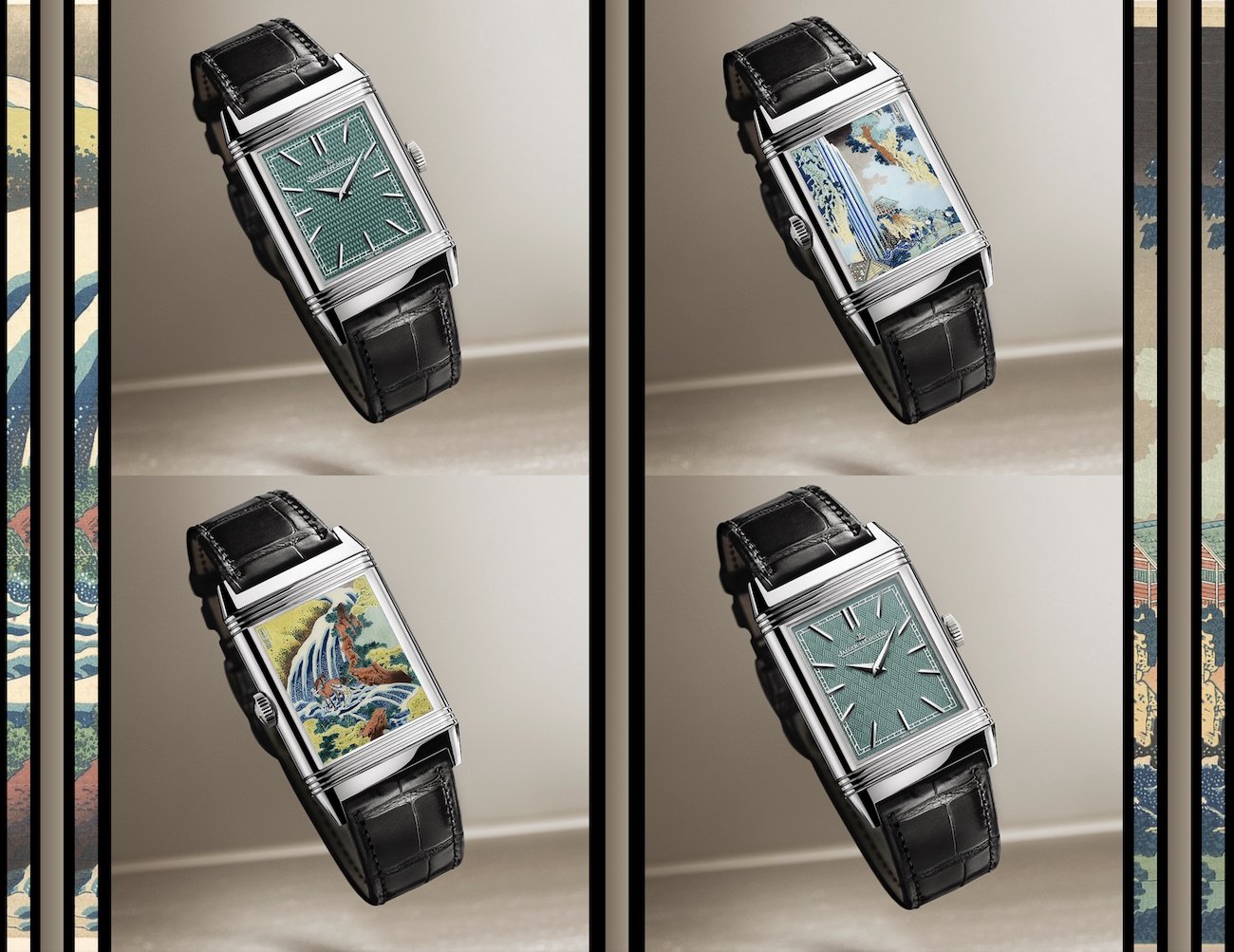 Jaeger-LeCoultre releases two new Reverso Tribute Enamel models in homage to Hokusai