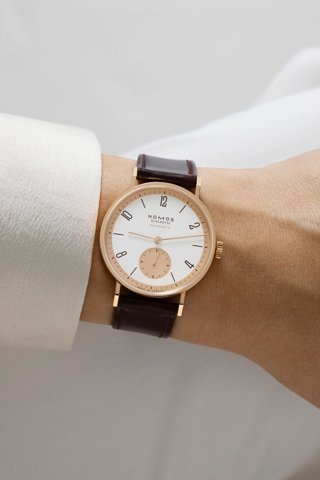 Nomos Glashütte Tangente Rose Gold Neomatik 175 Years Watchmaking Glashütte