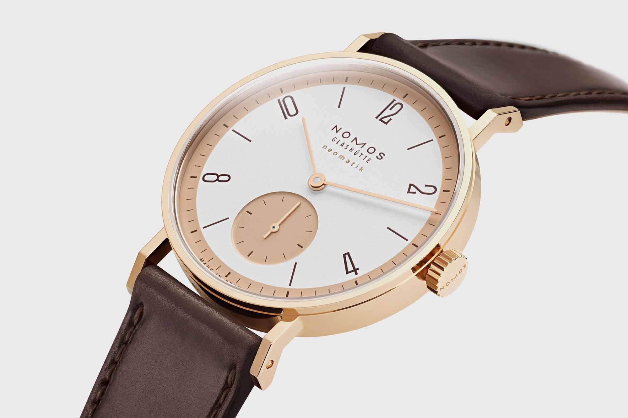 Nomos Issues the Classic Tangente in a Limited Gold Version