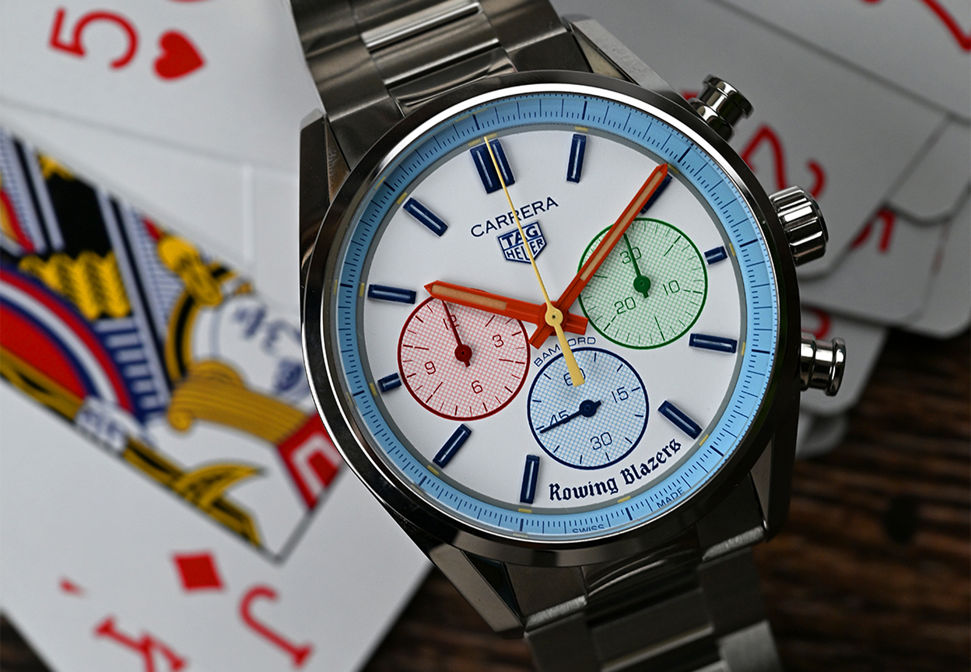 TAG Heuer, Rowing Blazers, Eric Wind and George Bamford team up for limited edition Carrera Yacht-Timer