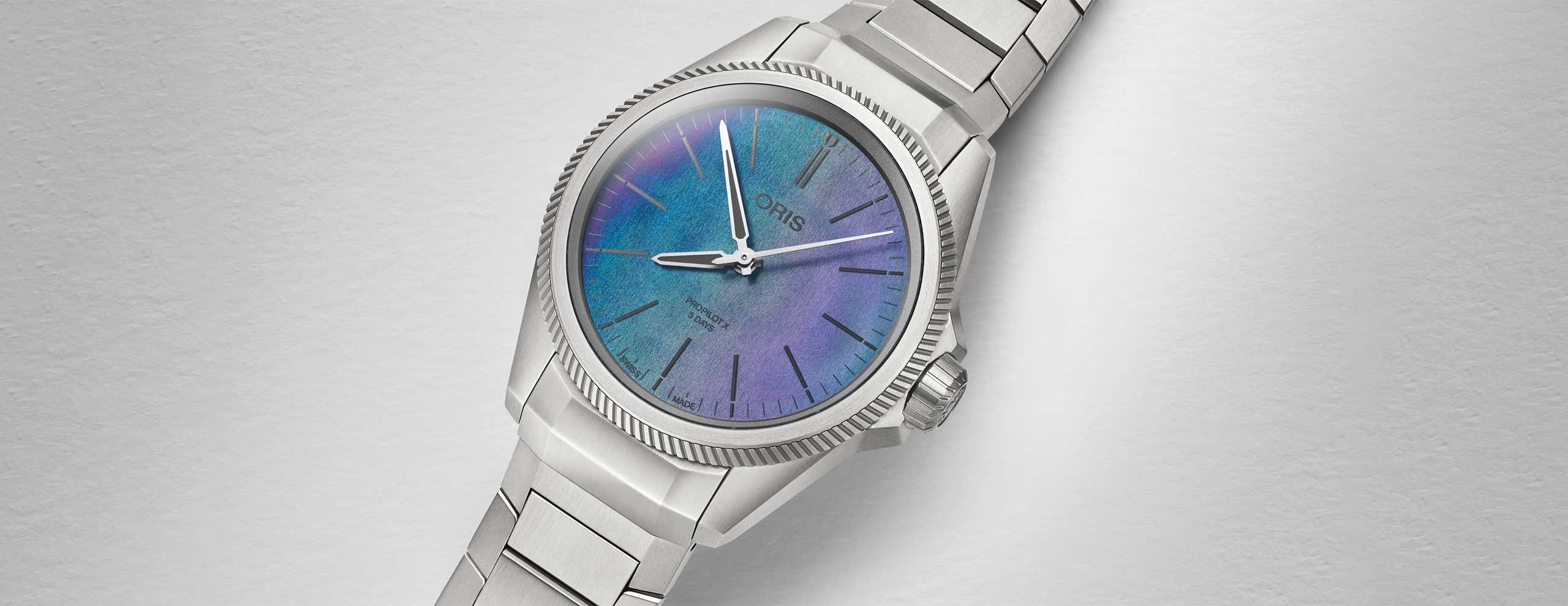 The Oris ProPilot X Calibre 400 Laser is polychromatic perfection