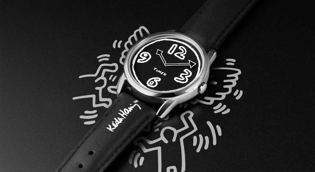 Timex decorates watches with Keith Haring street art