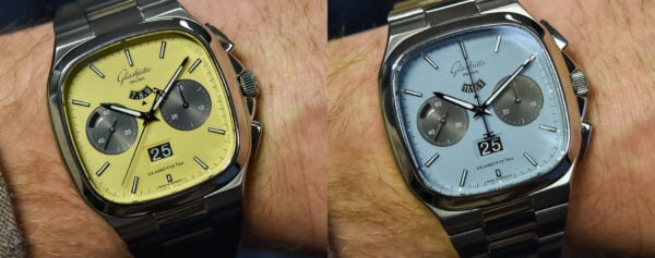 Hands-on – The Funky Glashütte Original Seventies Chronograph Panorama Date Golden Bay and Ocean Breeze