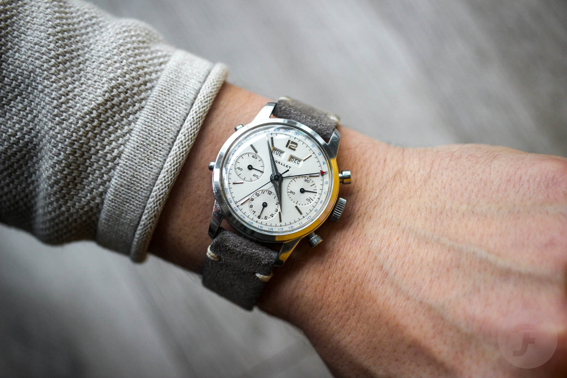 #TBT A Valjoux 72C-Powered Gallet MultiChron Calendar Chronograph