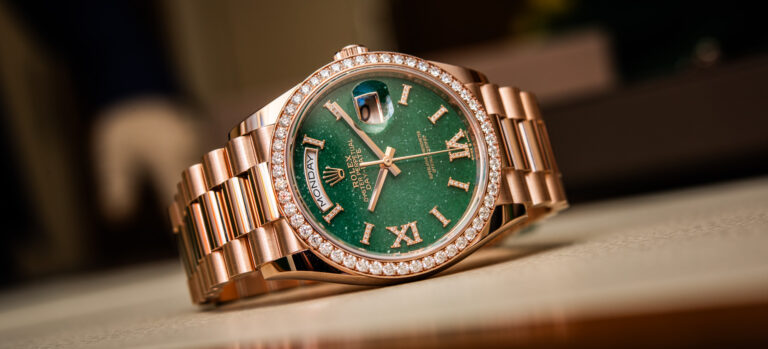 Hands-On: Rolex Day-Date 36 Green Aventurine And Turquoise Stone Dial Watches