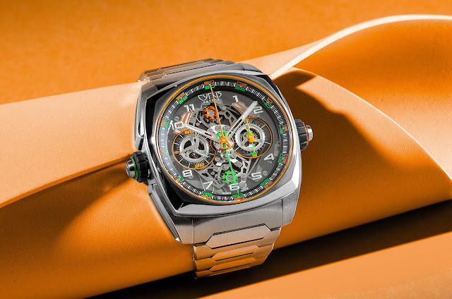Introducing the new Cyrus Klepcys DICE Saffron: double chronograph in colours