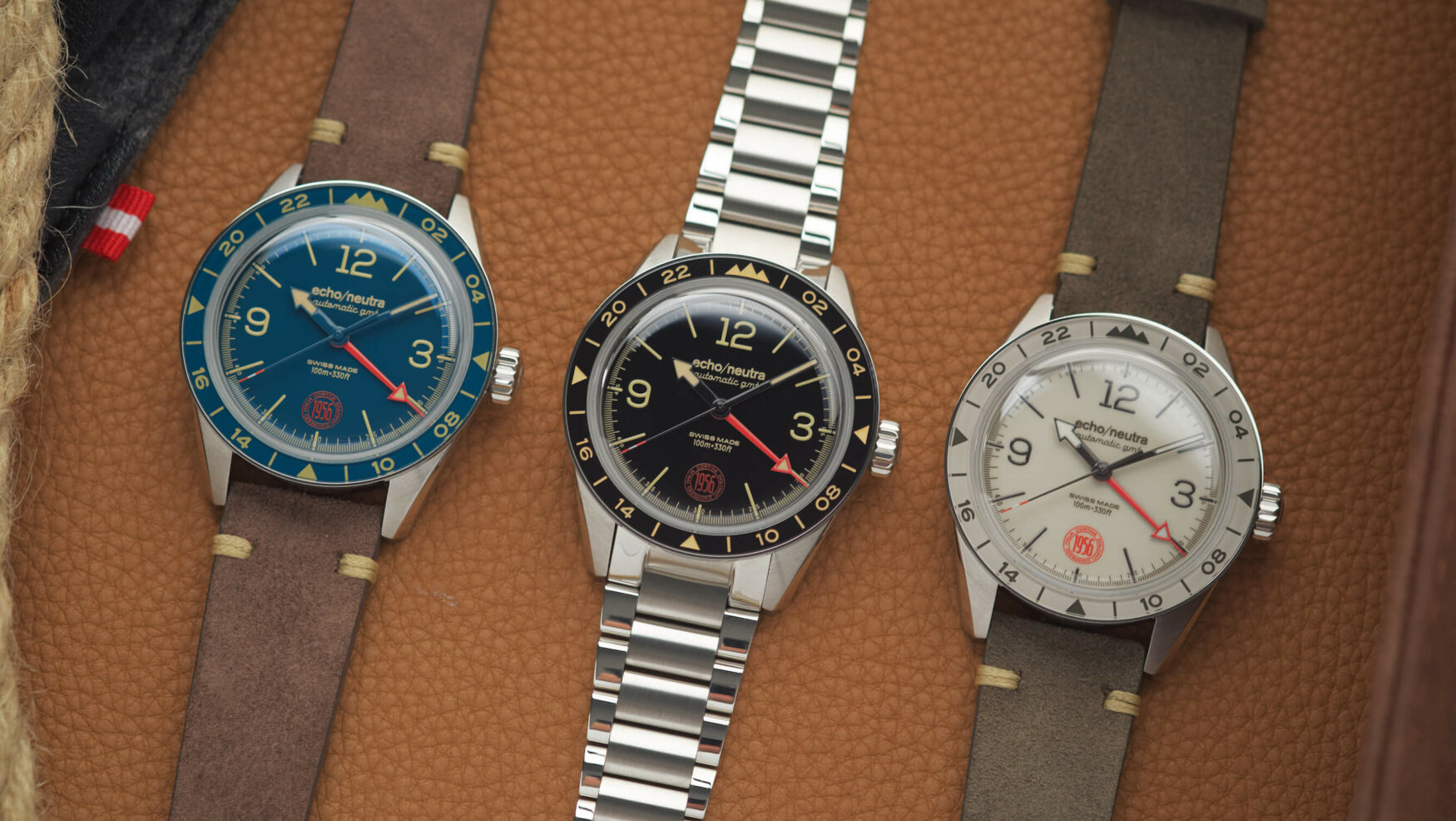 The Echo/neutra Cortina 1956 GMT brings true Italian flair to a jetset piece