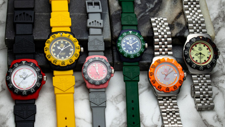 Time Machines: The Fun, Style, And Surprising Timeliness Of The First-Generation TAG Heuer Formula 1 Watches