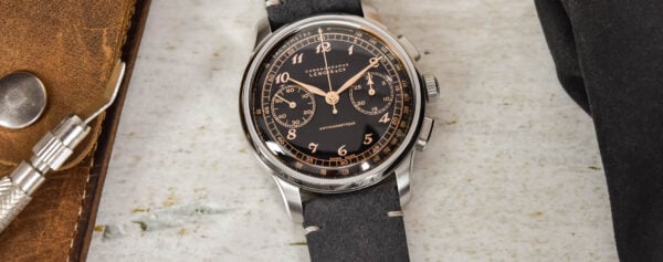 First Look – The Lebois & Co Heritage Chronograph now in Discerning Black & Gold