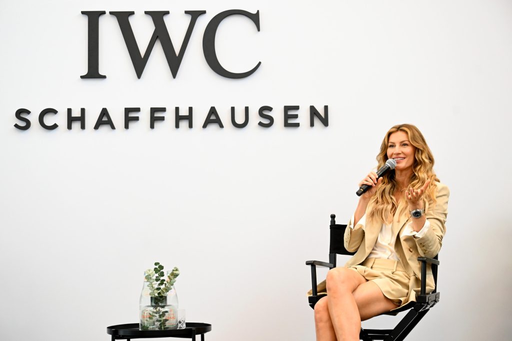 IWC, Gisele Bundchen Talk Time, Art And Watches In Miami