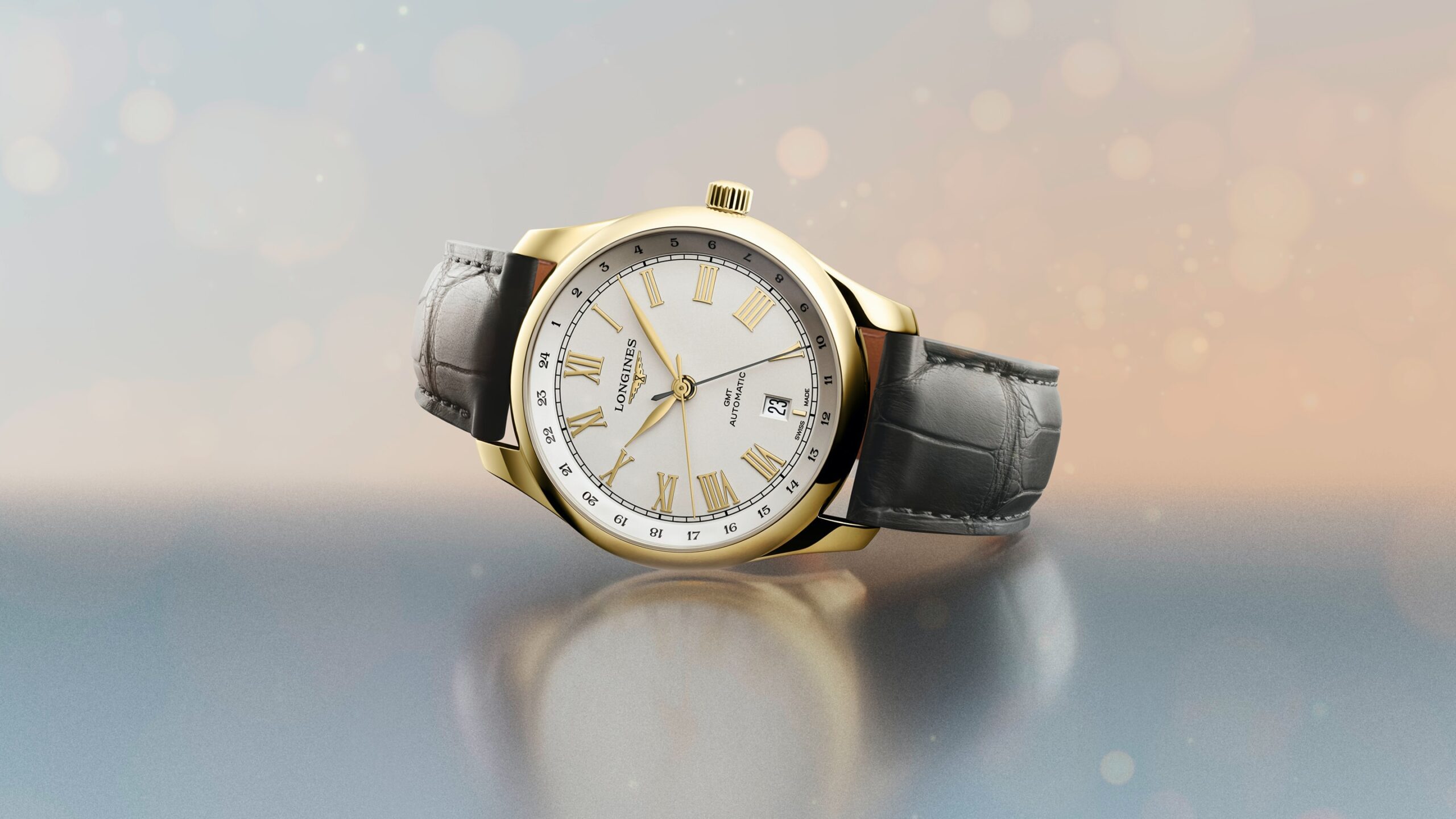 Introducing: The Longines Master Collection GMT In Yellow And Rose Gold