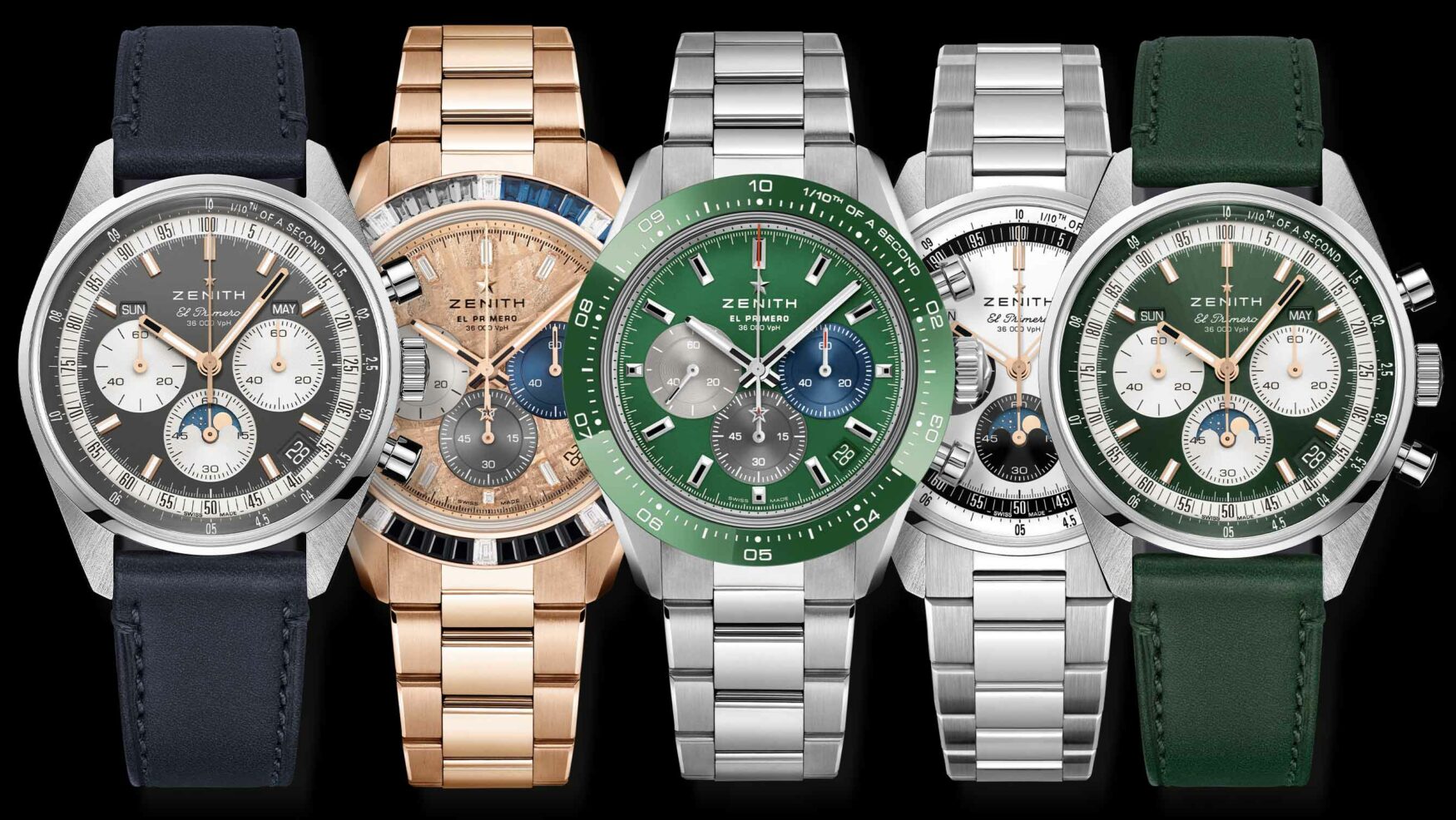 Zenith adds a moonphase to the Chronomaster Original and blings out the Sport