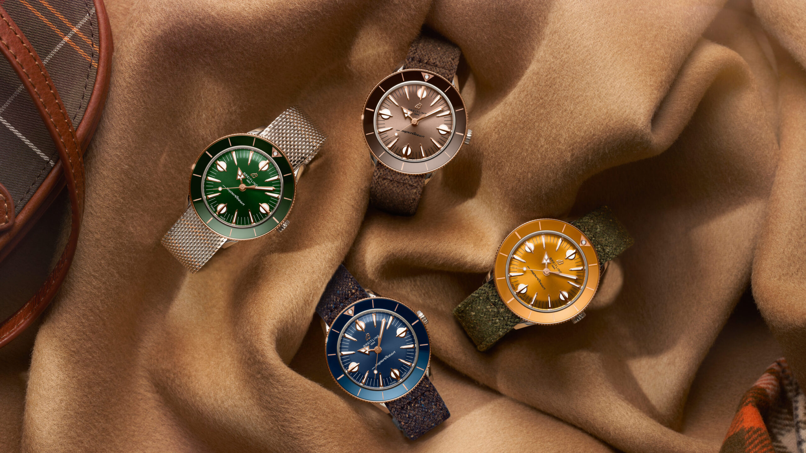 Tartan and Kilts: Breitling Drops Superocean Heritage ’57 Highlands Capsule Collection