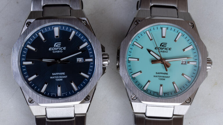 Hands-On: The 0 Casio Edifice Slim EFRS108D-2AV & EFRS108D-2BV Watches